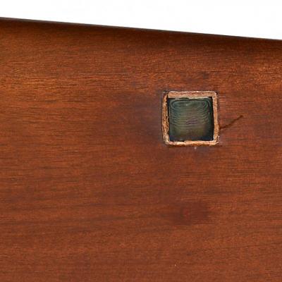 Edward Wormley Coffee Table with Tiffany Favrile Glass Tiles for Dunbar