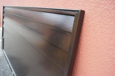 Edward Wormley Ebonized King Headboard by Edward Wormley for Dunbar