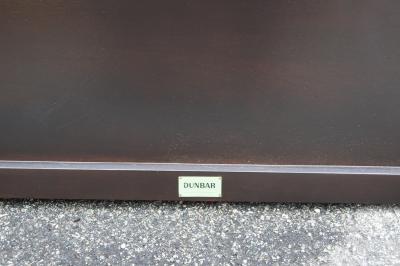 Edward Wormley Ebonized King Headboard by Edward Wormley for Dunbar