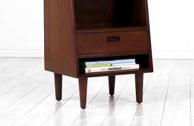 Edward Wormley Edward J Wormley Night Stands with Bookshelves for Dunbar