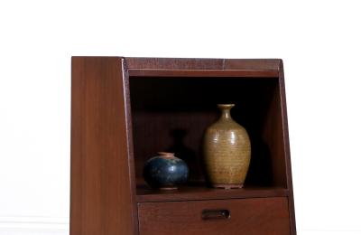 Edward Wormley Edward J Wormley Night Stands with Bookshelves for Dunbar