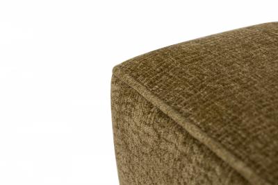 Edward Wormley Edward J Wormley for Dunbar AmericanHigh Back Taupe Lounge Armchair and Ottoman