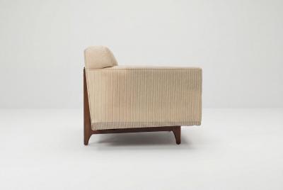Edward Wormley Edward Worley for Dunbar Bracket Back Sofa 1955
