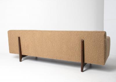 Edward Wormley Edward Wormley Bracket Back Three Seat Sofa for Dunbar