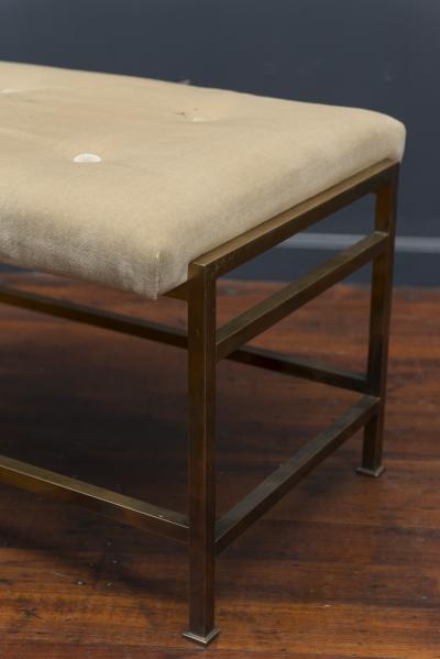 Edward Wormley Edward Wormley Brass Bench for Dunbar