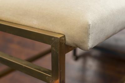 Edward Wormley Edward Wormley Brass Bench for Dunbar