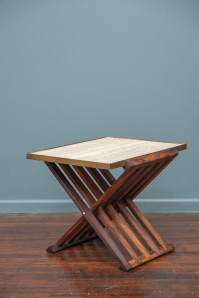 Edward Wormley Edward Wormley Design X Base Side Table for Dunbar