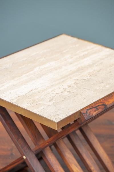 Edward Wormley Edward Wormley Design X Base Side Table for Dunbar