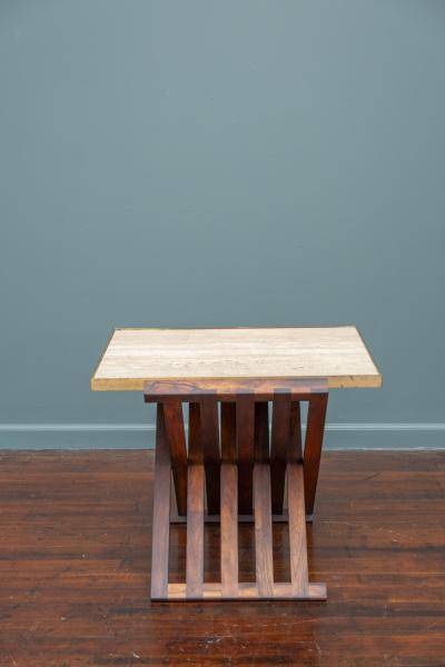 Edward Wormley Edward Wormley Design X Base Side Table for Dunbar