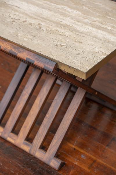 Edward Wormley Edward Wormley Design X Base Side Table for Dunbar