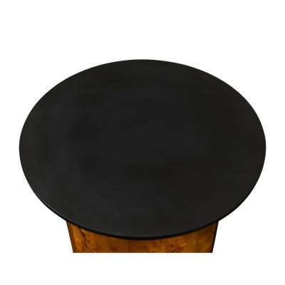 Edward Wormley Edward Wormley Faceted Pedestal Cabinet with Slate Top 1963 Signed 