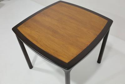 Edward Wormley Edward Wormley Game Table in Mahogany with Rosewood Top 1960s Signed