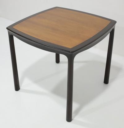 Edward Wormley Edward Wormley Game Table in Mahogany with Rosewood Top 1960s Signed