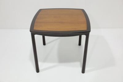 Edward Wormley Edward Wormley Game Table in Mahogany with Rosewood Top 1960s Signed