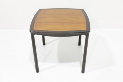 Edward Wormley Edward Wormley Game Table in Mahogany with Rosewood Top 1960s Signed