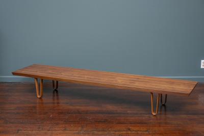 Edward Wormley Edward Wormley Long John Bench Coffee Table for Dunbar