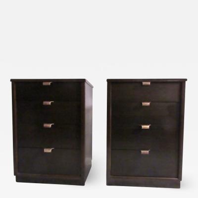 Edward Wormley Edward Wormley Pair of Nightstands Precedent Line Drexel 1950s 60s