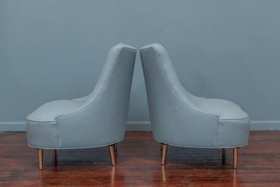 Edward Wormley Edward Wormley Teardrop Chairs for Dunbar Model 5106