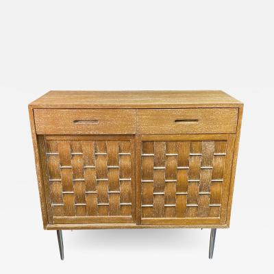 Edward Wormley Edward Wormley Woven Front Commode Credenza