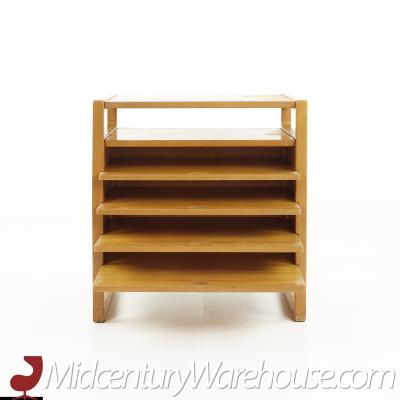 Edward Wormley Edward Wormley for Drexel Precedent Mid Century Elm Magazine Library Table