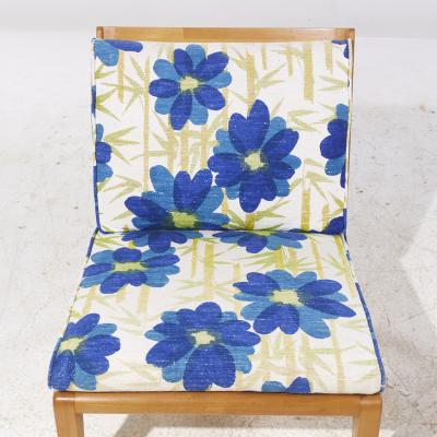 Edward Wormley Edward Wormley for Drexel Precedent Mid Century Slipper Lounge Chairs Pair