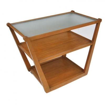 Edward Wormley Edward Wormley for Drexel Precedent Rolling Bar Cart