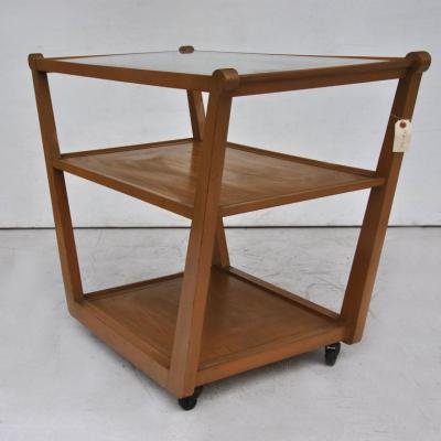 Edward Wormley Edward Wormley for Drexel Precedent Rolling Bar Cart