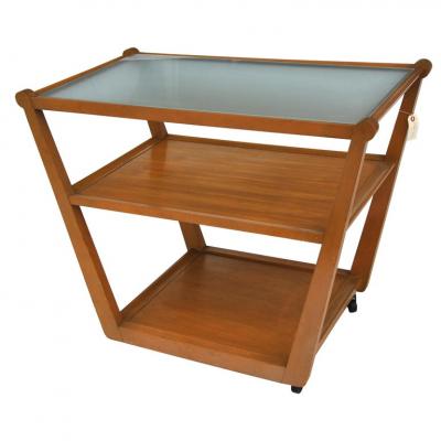 Edward Wormley Edward Wormley for Drexel Precedent Rolling Bar Cart