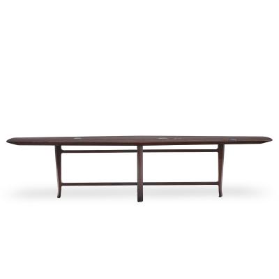 Edward Wormley Edward Wormley for Dunbar 5632 Walnut Mahogany with Natzler Tiles Coffee Table