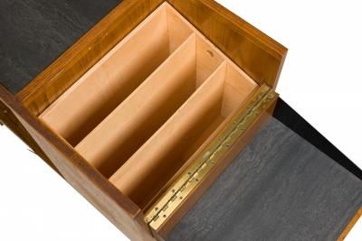 Edward Wormley Edward Wormley for Dunbar AmericanSlate and Wood Dry Bar Table