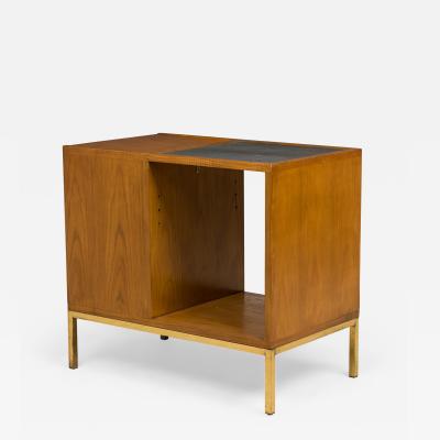 Edward Wormley Edward Wormley for Dunbar AmericanSlate and Wood Dry Bar Table