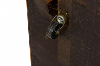 Edward Wormley Edward Wormley for Dunbar Big Texan Brown Leaf Pattern Upholstered Armchair