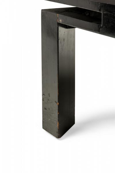 Edward Wormley Edward Wormley for Dunbar Black Painted Refectory Coffee Cocktail Table