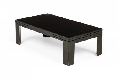 Edward Wormley Edward Wormley for Dunbar Black Painted Refectory Coffee Cocktail Table