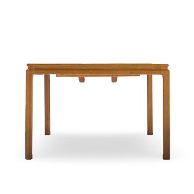 Edward Wormley Edward Wormley for Dunbar Bleached Mahogany Expanding Dining Table with 2 Leaves
