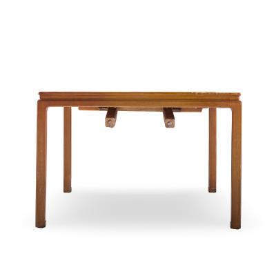 Edward Wormley Edward Wormley for Dunbar Bleached Mahogany Expanding Dining Table with 2 Leaves