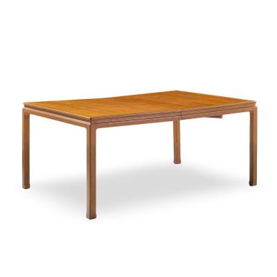 Edward Wormley Edward Wormley for Dunbar Bleached Mahogany Expanding Dining Table with 2 Leaves