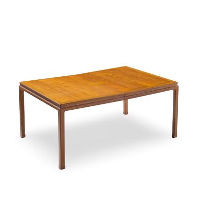 Edward Wormley Edward Wormley for Dunbar Bleached Mahogany Expanding Dining Table with 2 Leaves