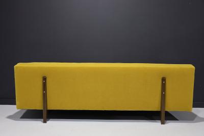 Edward Wormley Edward Wormley for Dunbar Bracket Back Sofa in Dijon Colored Mohair