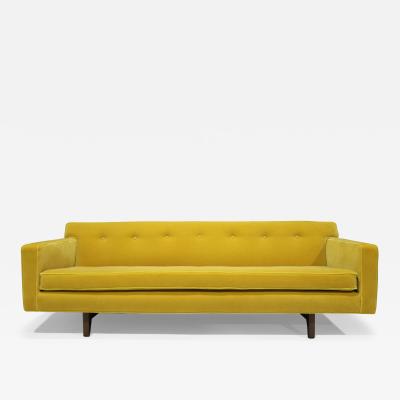 Edward Wormley Edward Wormley for Dunbar Bracket Back Sofa in Dijon Colored Mohair