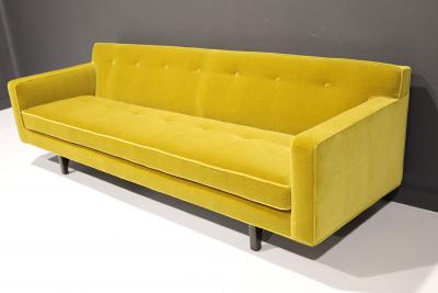 Edward Wormley Edward Wormley for Dunbar Bracket Back Sofa in Mohair