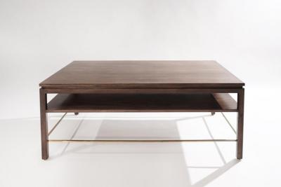 Edward Wormley Edward Wormley for Dunbar Brass Stretcher Coffee Table 1950s