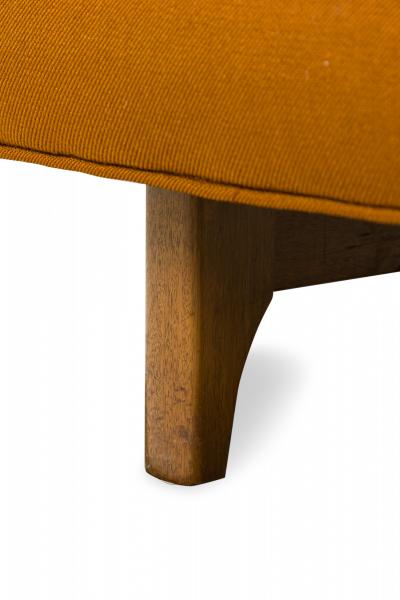 Edward Wormley Edward Wormley for Dunbar Brown Tufted Floating Three Seat Sofa