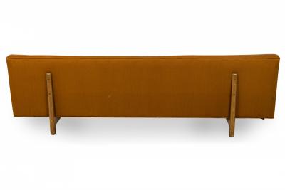 Edward Wormley Edward Wormley for Dunbar Brown Tufted Floating Three Seat Sofa