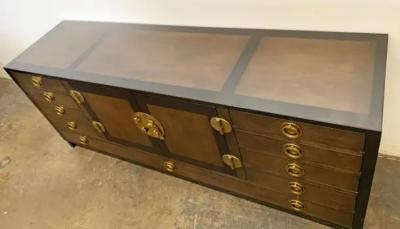 Edward Wormley Edward Wormley for Dunbar Cabinet Credenza in Mahogany and Walnut