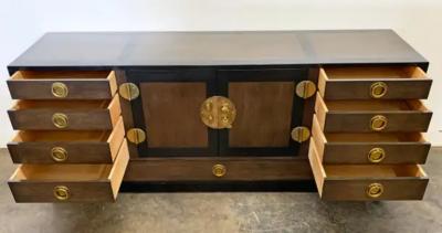 Edward Wormley Edward Wormley for Dunbar Cabinet Credenza in Mahogany and Walnut
