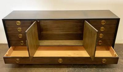 Edward Wormley Edward Wormley for Dunbar Cabinet Credenza in Mahogany and Walnut