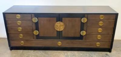 Edward Wormley Edward Wormley for Dunbar Cabinet Credenza in Mahogany and Walnut