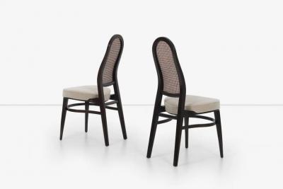 Edward Wormley Edward Wormley for Dunbar Caned Back Dining Chairs Set of Ten