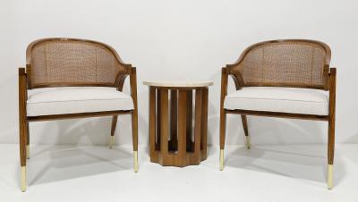 Edward Wormley Edward Wormley for Dunbar Captain Chairs